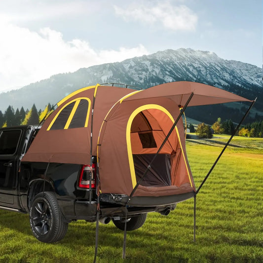Truck Bed Tent  Rain Protection  Easy Set-up For 2 Person, Fits Full Size Short Bed