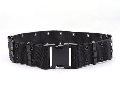 Tactical Military Pistol Belt  Adjustable  Hunting Webbing Waistband Belt