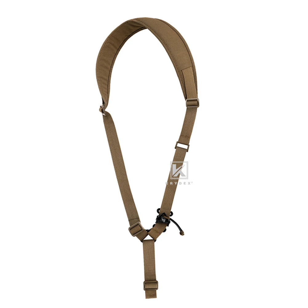 KRYDEX Tactical Single 1 Point Rifle padded Sling  For Hunting