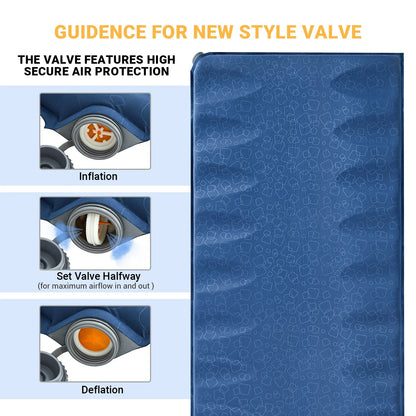 Self-inflating Sleeping Mat,  Suitable For Camping Tents, Backpacking