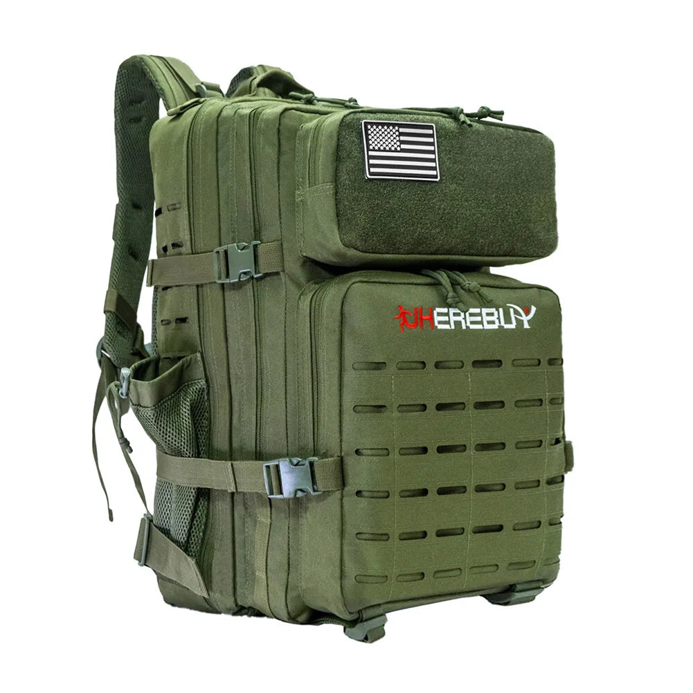 45L Military Tactical Backpack Molle Rucksack