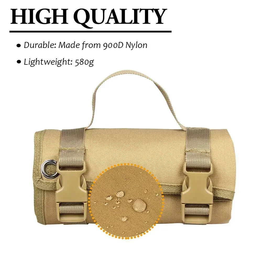 Waterproof Thin Mat Non-Slip Durable Hunting Mats for Shooters Tactical Roll Up Padded Shooting Mat