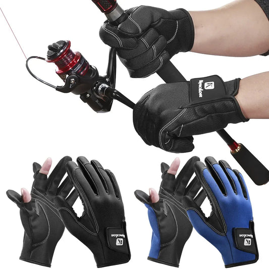Winter Fingerless Fishing Gloves for Men Women Cold Weather Windproof Touchscreen Warm