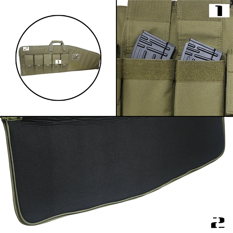 42inch Tactical Rifle Case   Backpack