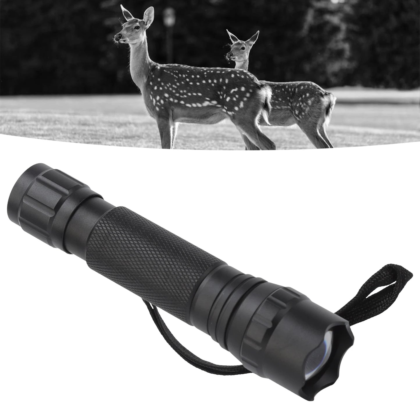Flashlight Infrared  Zoomable for Hunting, Night Vision Camera Device