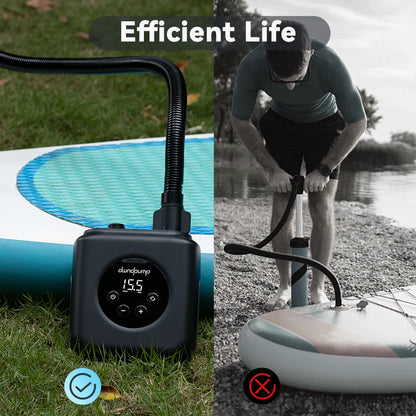 Paddle Board  Electric Portable Rechargeable SUP Pump 20PSI for PVC Boats, Kayaks, Mattress