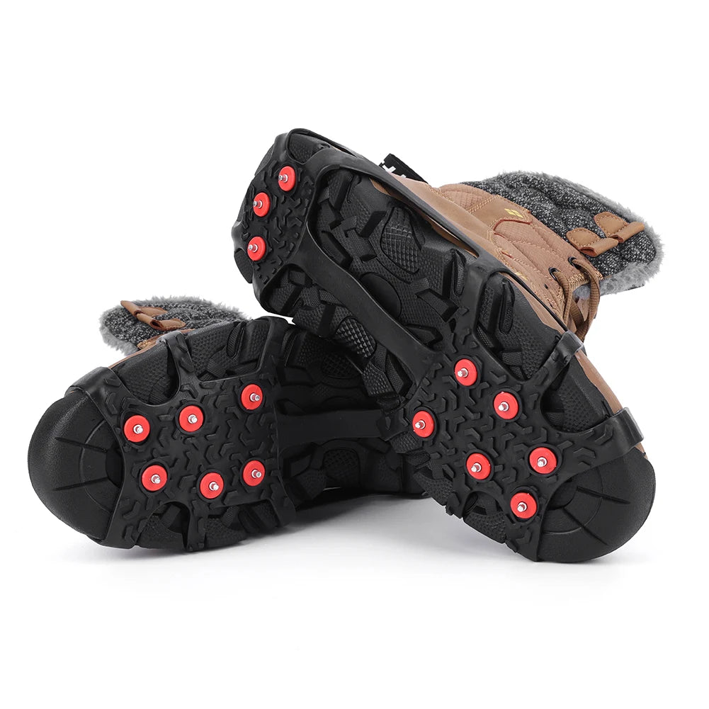 9 Teeth Climbing Crampons Anti-Slip Mountaineering Cleats Unisex Snow Claw