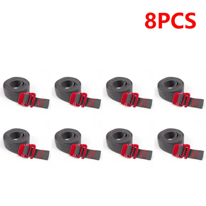 3-10PCS 1.5M Cord Tape Nylon Rope with Quick Release Hook