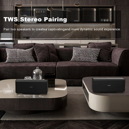 Bluetooth Speaker 80W Powerful Sound Stereo Pairing 18 Hours Playtime Wireless Speakers