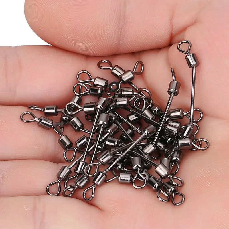 15Pcs Durable Y Shape 3 Way Rolling Swivels