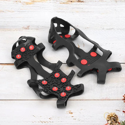 9 Teeth Climbing Crampons Anti-Slip Mountaineering Cleats Unisex Snow Claw