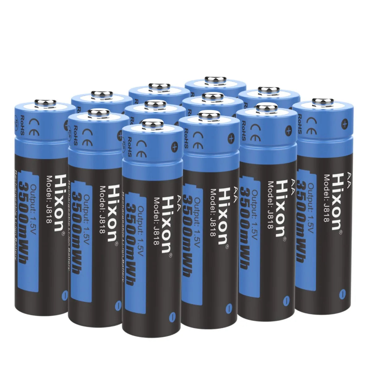 3500mWh 1.5V AA Li-Ion Rechargeable Battery