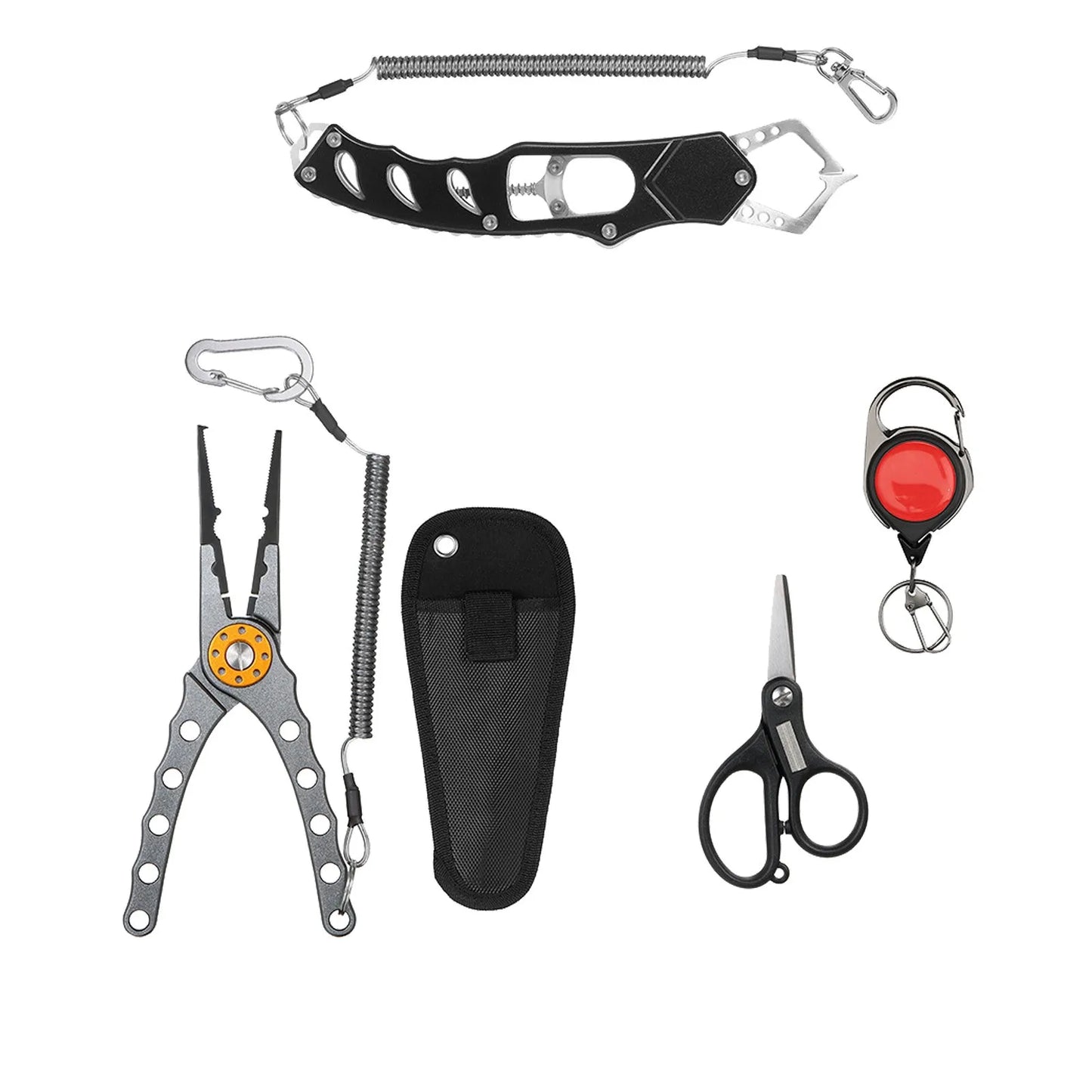 Fishing Kit with Multi-tool Pliers,  , and Durable Sheath