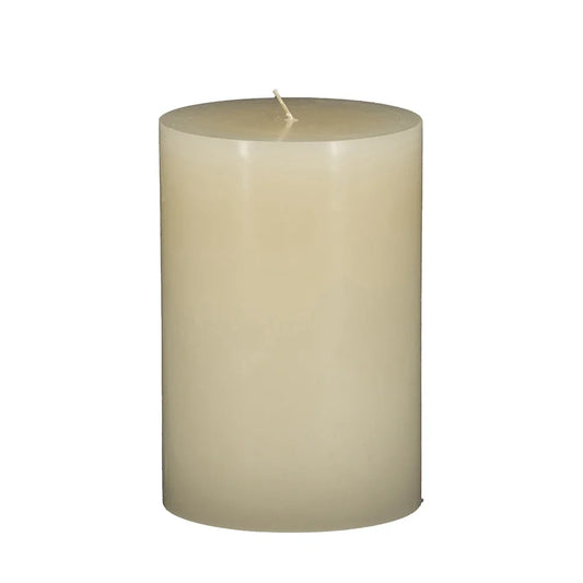 Ivory Pillar Candles - Smoke-free and Odorless, Perfect for Weddings, Dinners, Christmas, and Home Decor