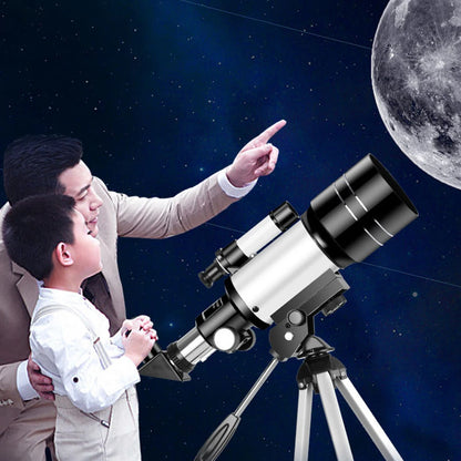 Telescope for Adults & Kids 300mm Portable Telescope 15X-150X Astronomical Refractor