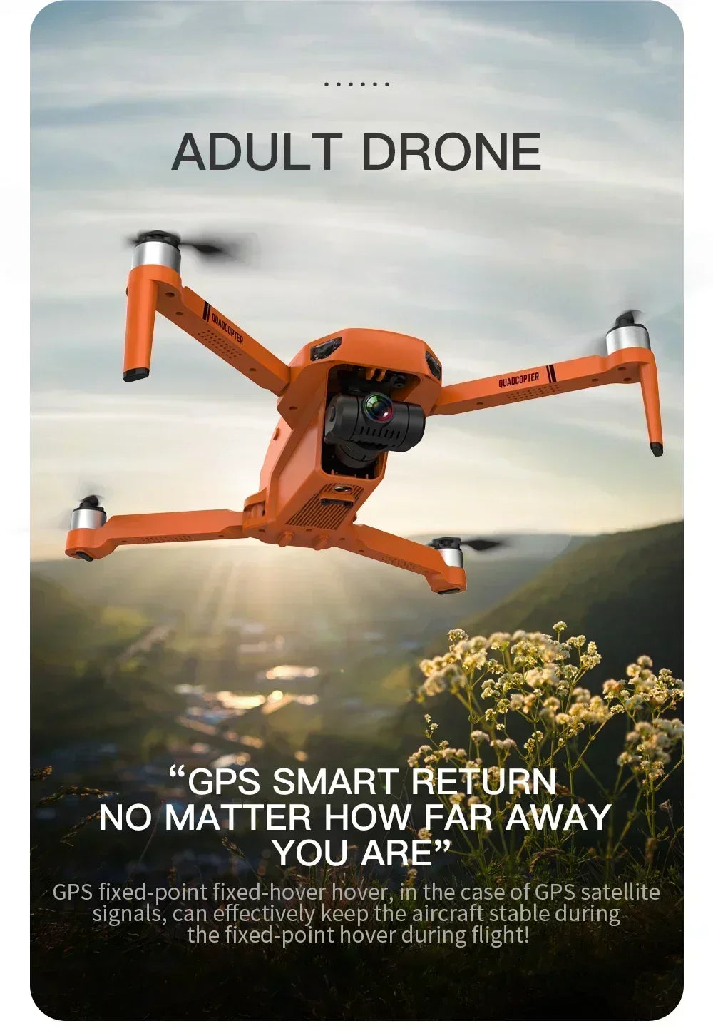 KF102 4K GPS Drone Dual HD Camera WIFI FPV Foldable Quadcopter