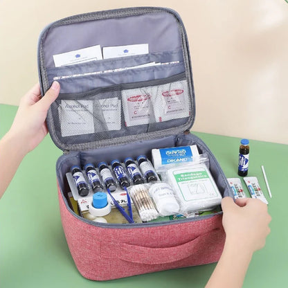 Home First Aid Kit Large Capacity Empty Medicine Storage Bag