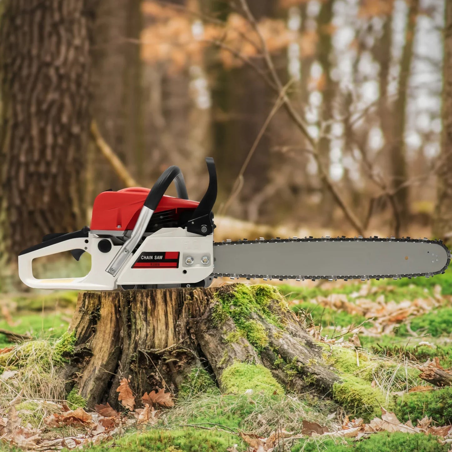 20 Inches 52CC GasolinePowered Cordless Chainsaw for Cutting Wood