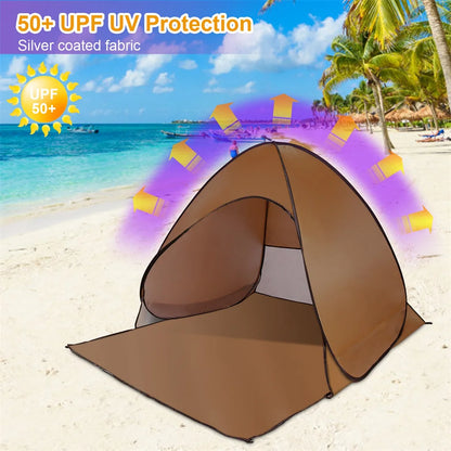 Automatic Instant Pop Up Beach Tent Lightweight Outdoor UV Protection Camping Fishing Tent