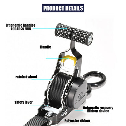 Tie-down Binding Strap Cargo Rope  Tensioner