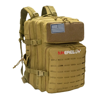 45L Military Tactical Backpack Molle Rucksack
