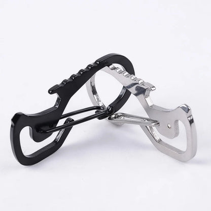 Multifunctional Screwdriver Carabiner Cap Lifter Hex Driver Bottle Opener