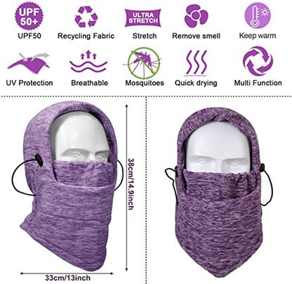 Winter Fleece Windproof  Full Face Scarf