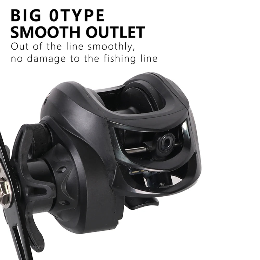 High Performance Baitcasting Reel 72 to 1 Gear Ratio