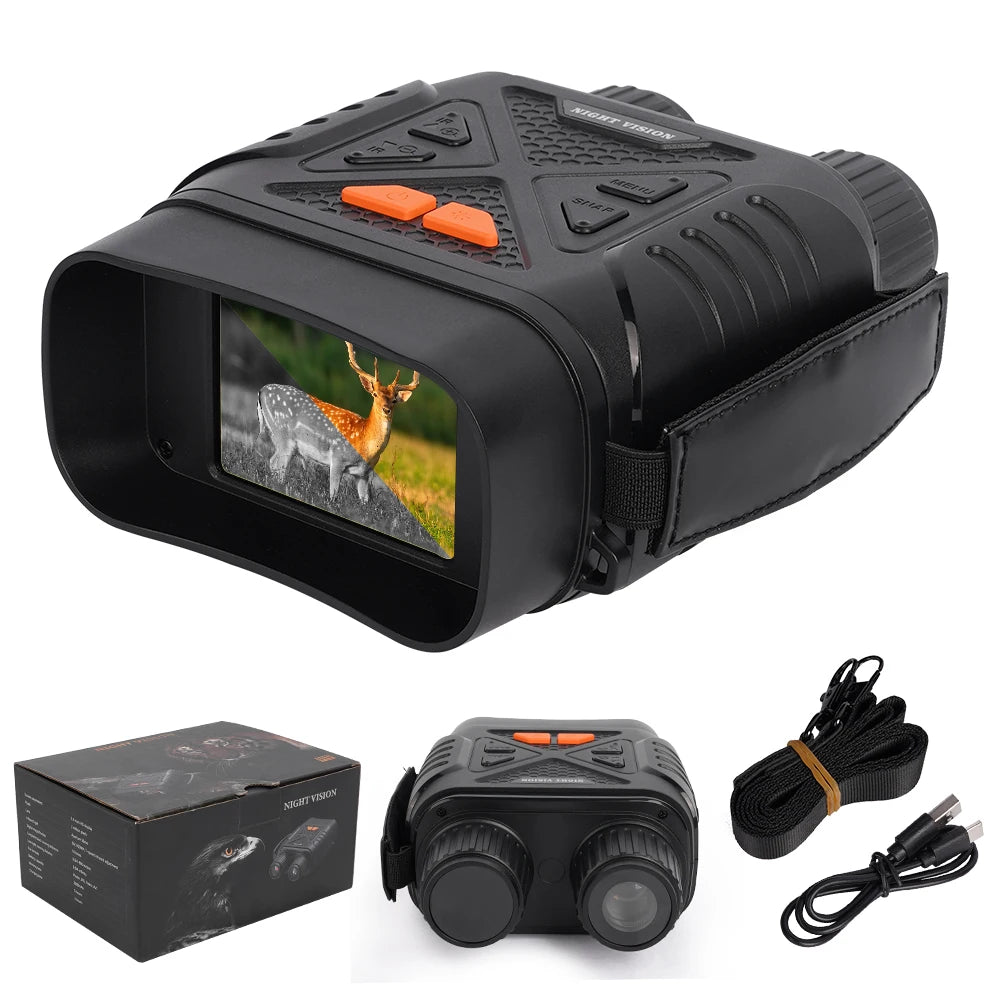 Night Vision Binoculars 1080P HD Infrared Camera 10X Digital Light Zoom 800m