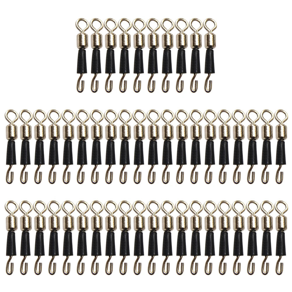 50pcs Fishing Ball Bearing Swivels