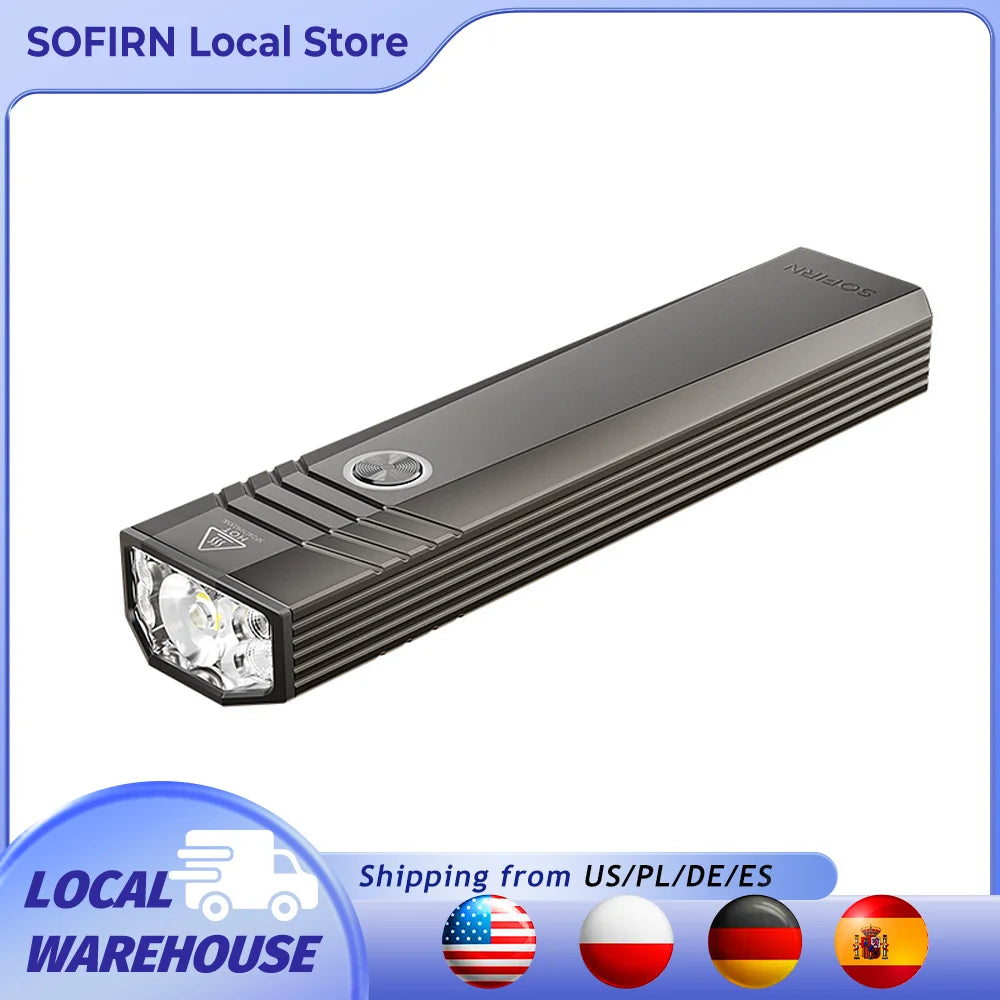 1500 lumes Pocket Flashlight  USB C Rechargeable Waterproof
