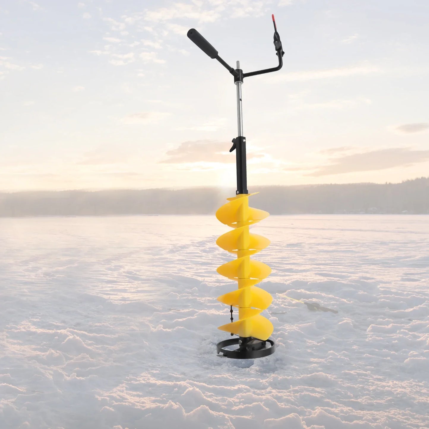 Cordless Nylon Ice Drill Double Spiral Fan/X Blades