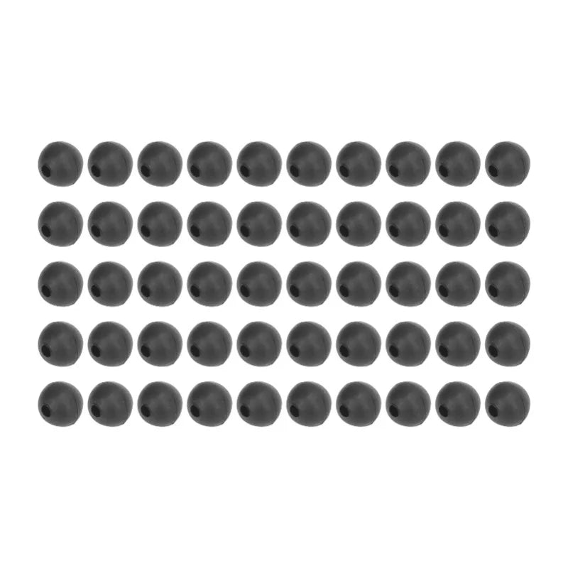 50pcs Carp Fishing Beads Diameter 6mm Soft Carp Fishing Rig Beads