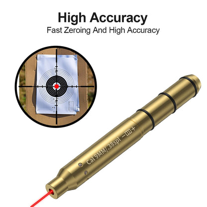 9MM/38SPL Red Laser  Dot Sight for Pistol & Rifle Scope -