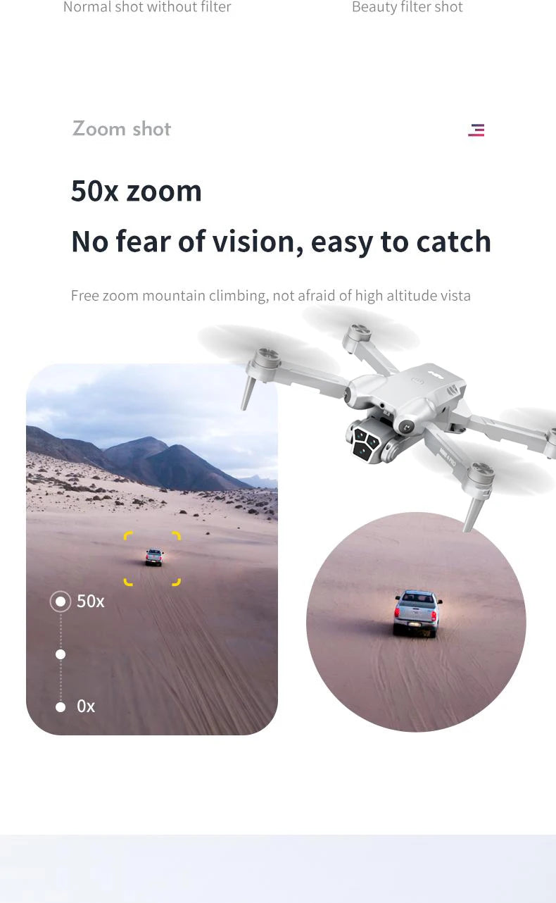 H10 drone, 8K camera intelligent obstacle avoidance, optical flow positioning, precise hovering shooting,