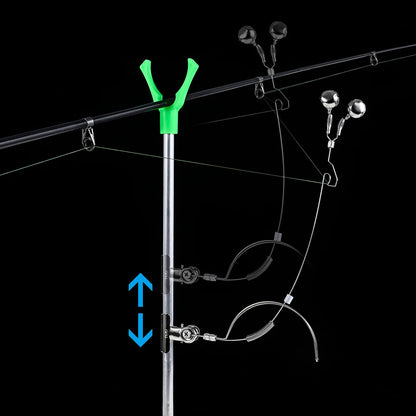 1/2/3Pcs  Stainless Steel Night Fishing Alarm Bells Adjustable and Anti-corrosion