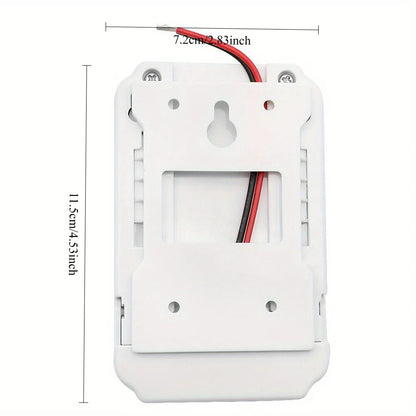 Propane Gas Alarm Detector, 12V, Ideal for RVs, Vans & Boats - Detects LPG and Natural Gas Leaks