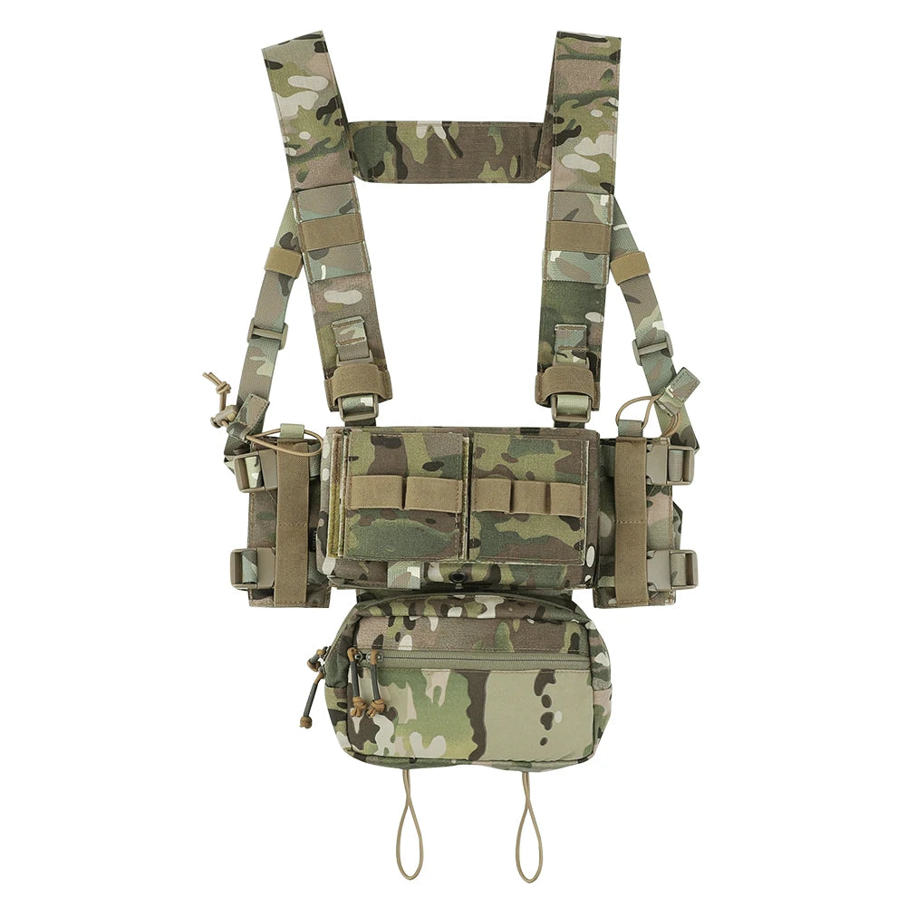 Tactical  Chest Rig Micro Chassis Modular Vest  Magazine Pouch