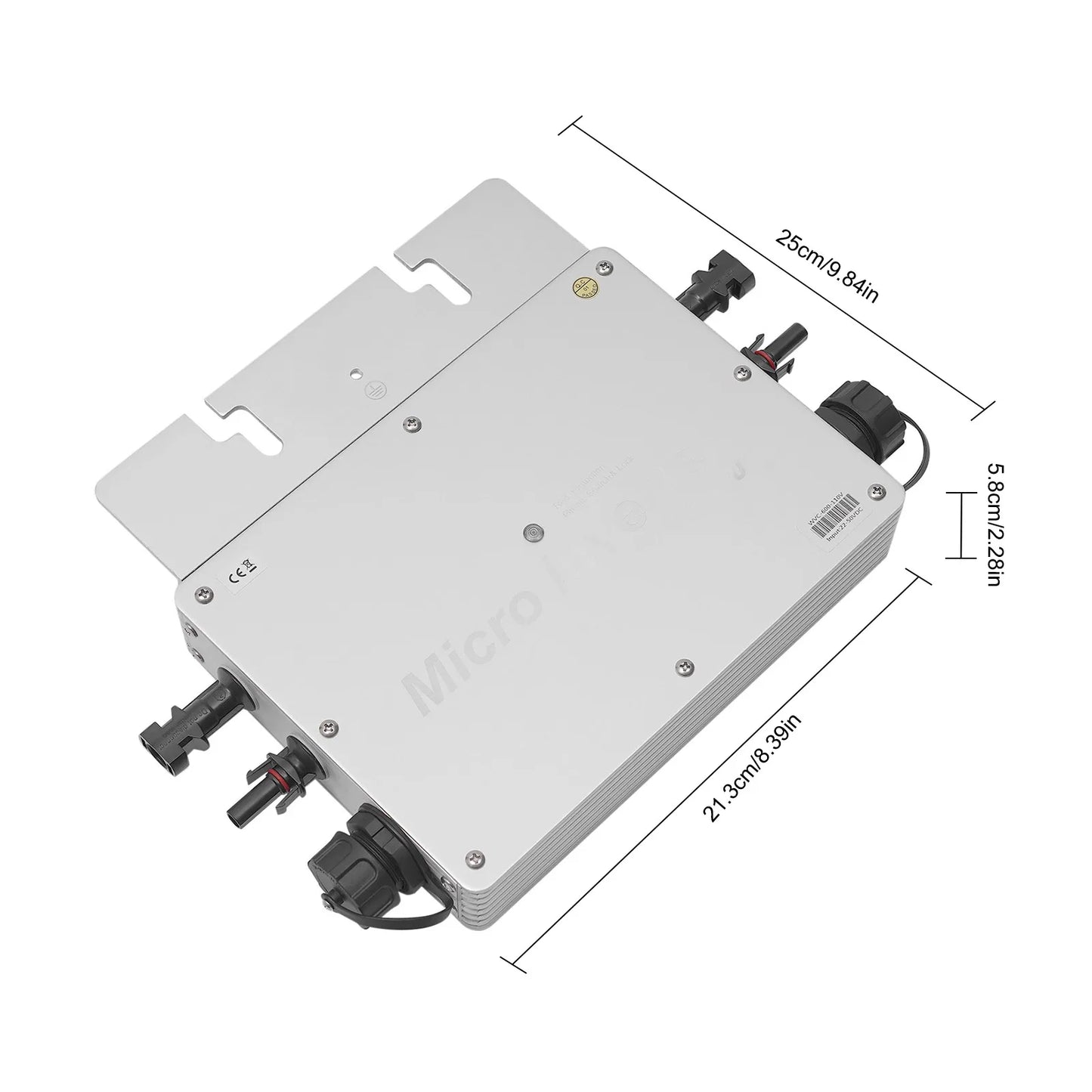 600W Waterproof Solar Grid Tie Inverter DC to AC Micro Inverter