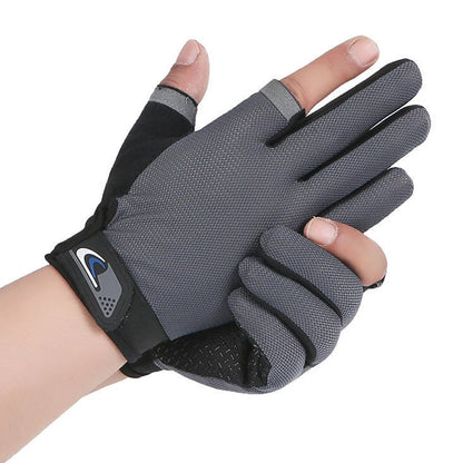 Winter Fishing Gloves 2 Cut Fingers Fishing Wear