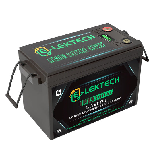 12V 300Ah LiFePO4 Lithium Battery Up to 10000 Cycles, Max. 3200W Power, for Off-Grid,