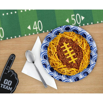 Disposable Paper Plates, 28 oz, Assorted Colors, 25 Count