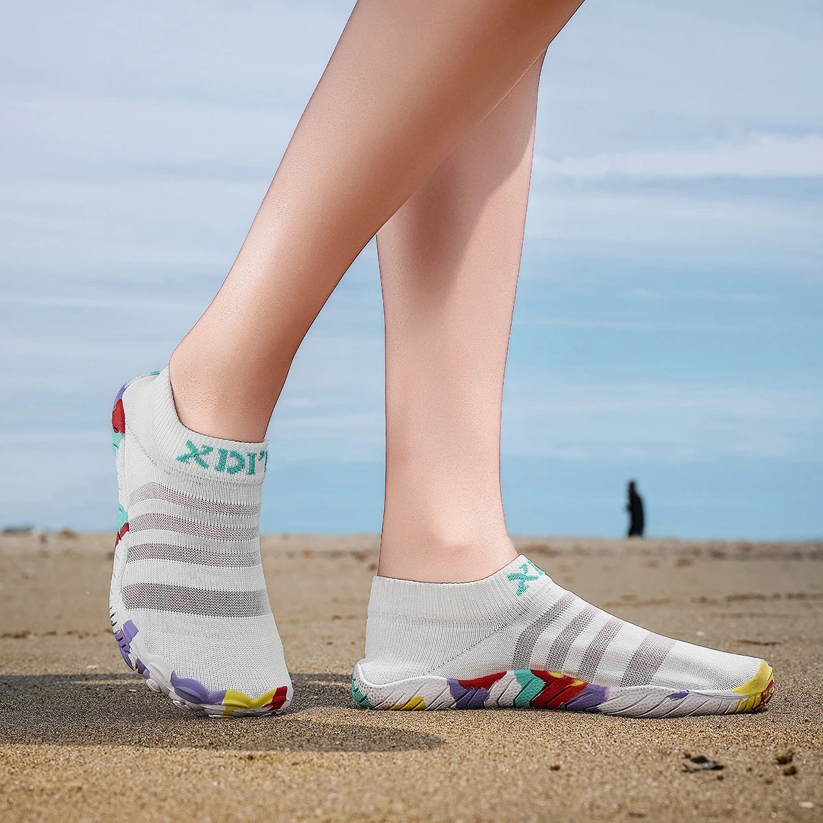 River tracing shoes for women, quick drying anti slip amphibious shoes,