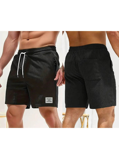 Men s Cotton Cargo  Casual Loose Fit Multi-Pocket Hiking Shorts