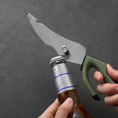 Multifunctional stainless steel detachable  , fishing scissors with fish bone remover, non-slip handle