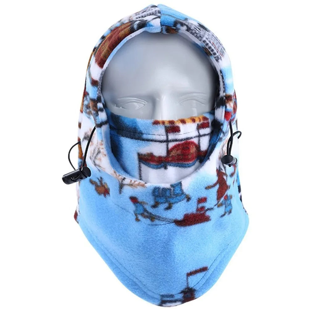 Thermal Fleece Ski Mask Neck Warmer Hoods