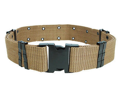 Tactical Military Pistol Belt  Adjustable  Hunting Webbing Waistband Belt