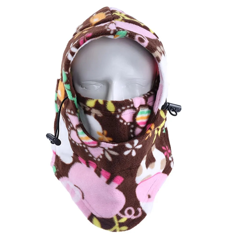Thermal Fleece Ski Mask Neck Warmer Hoods