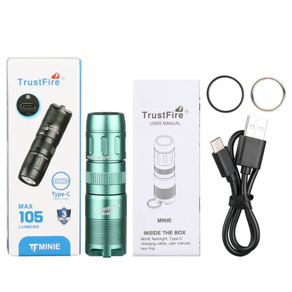 Magnetic MINIE EDC Flashlight LED and Rechargeable