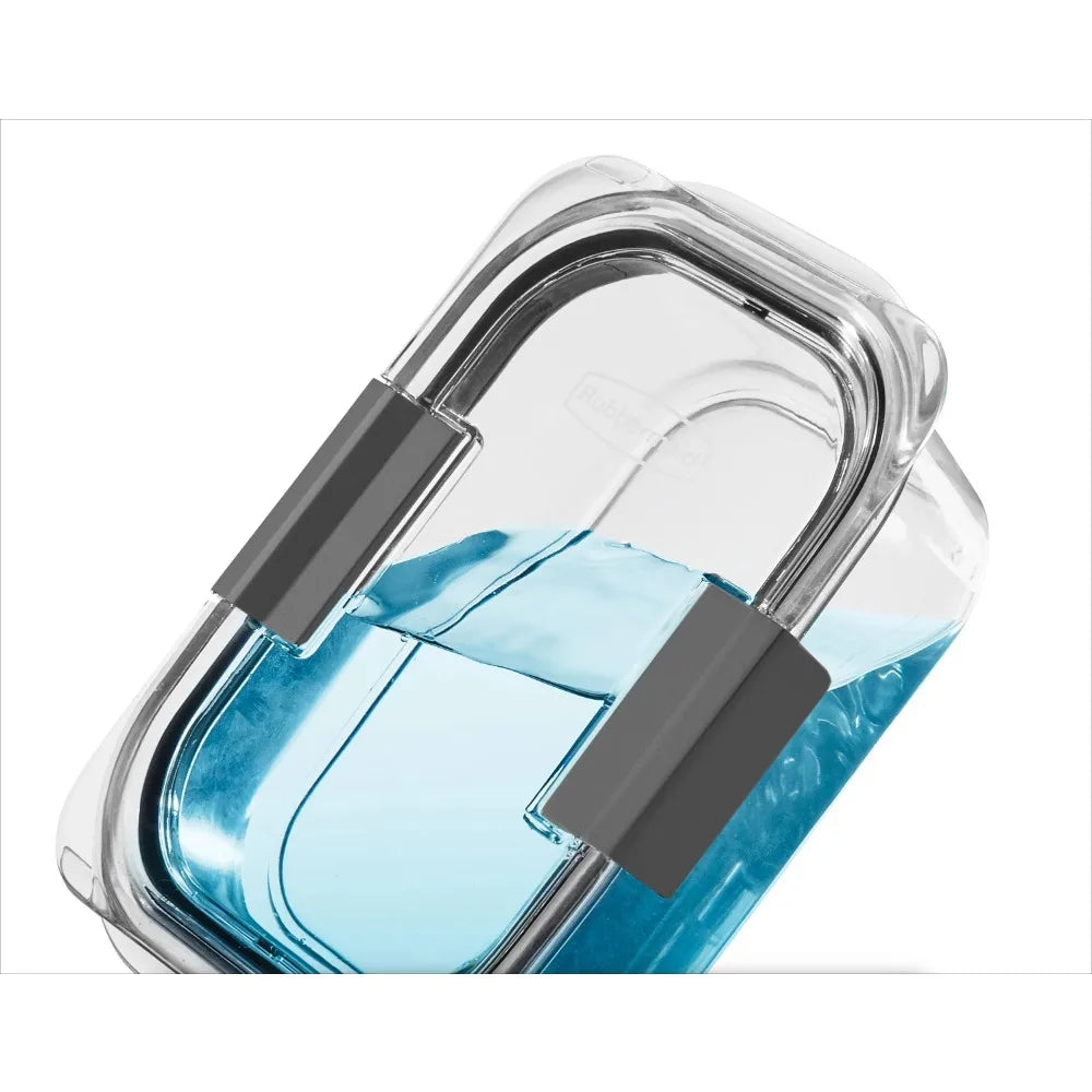 10-Piece Set, Leak-Proof Clear Food Storage Containers